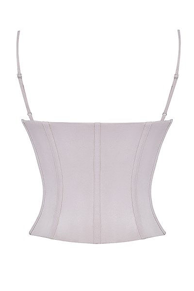 Petunia Light Lavender Embroidered Corset - Image 4